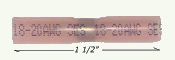 EL115 -Reg.or Bulk / Red Butt Connector w/Heat Shrink Tubing  