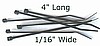 EL 109 -Reg or Bulk  / 4" Regular Tie Strap 