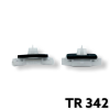 TR342 - 10 or 40 / Nissan Drip Mldg.Clips / 1-3/8"