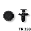 TR358 - 10 or 40pcs. / Mitsubishi Push Type Ret. / 6mm Hole